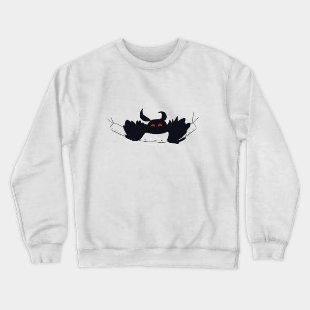 Mothman in Pocket Crewneck Sweatshirt by sheehanstudios